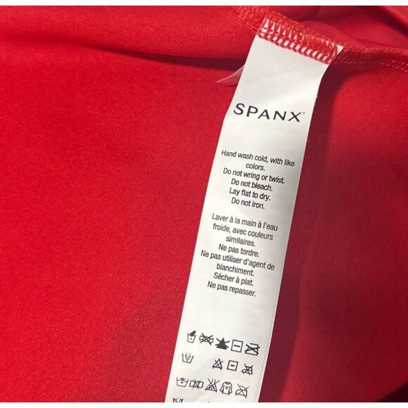 Spanx Women’s Red Dresskini Swimsuit Top, Sz 16, Retro Shaping NWT Coquette - Picture 5 of 7